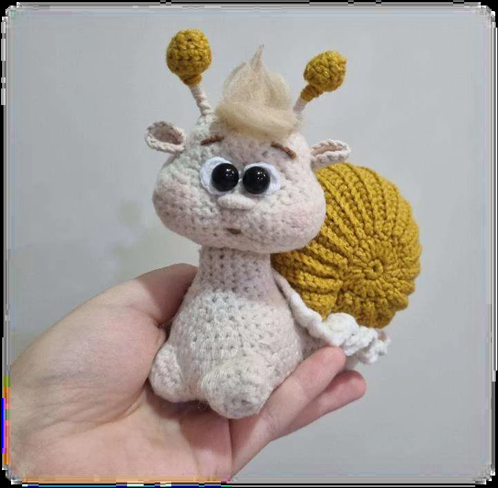 Snail Amigurumi visual from source page 19