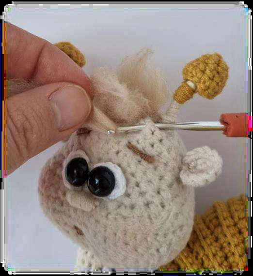 Snail Amigurumi visual from source page 20
