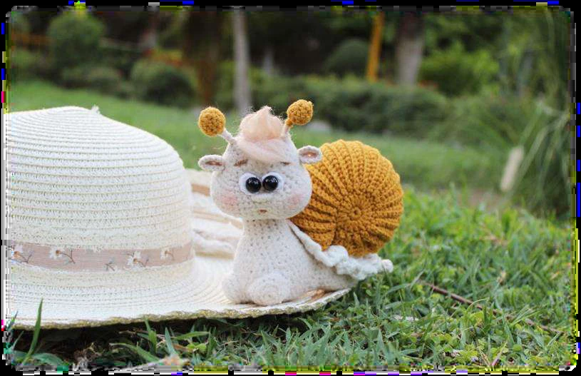 Snail Amigurumi visual from source page 2