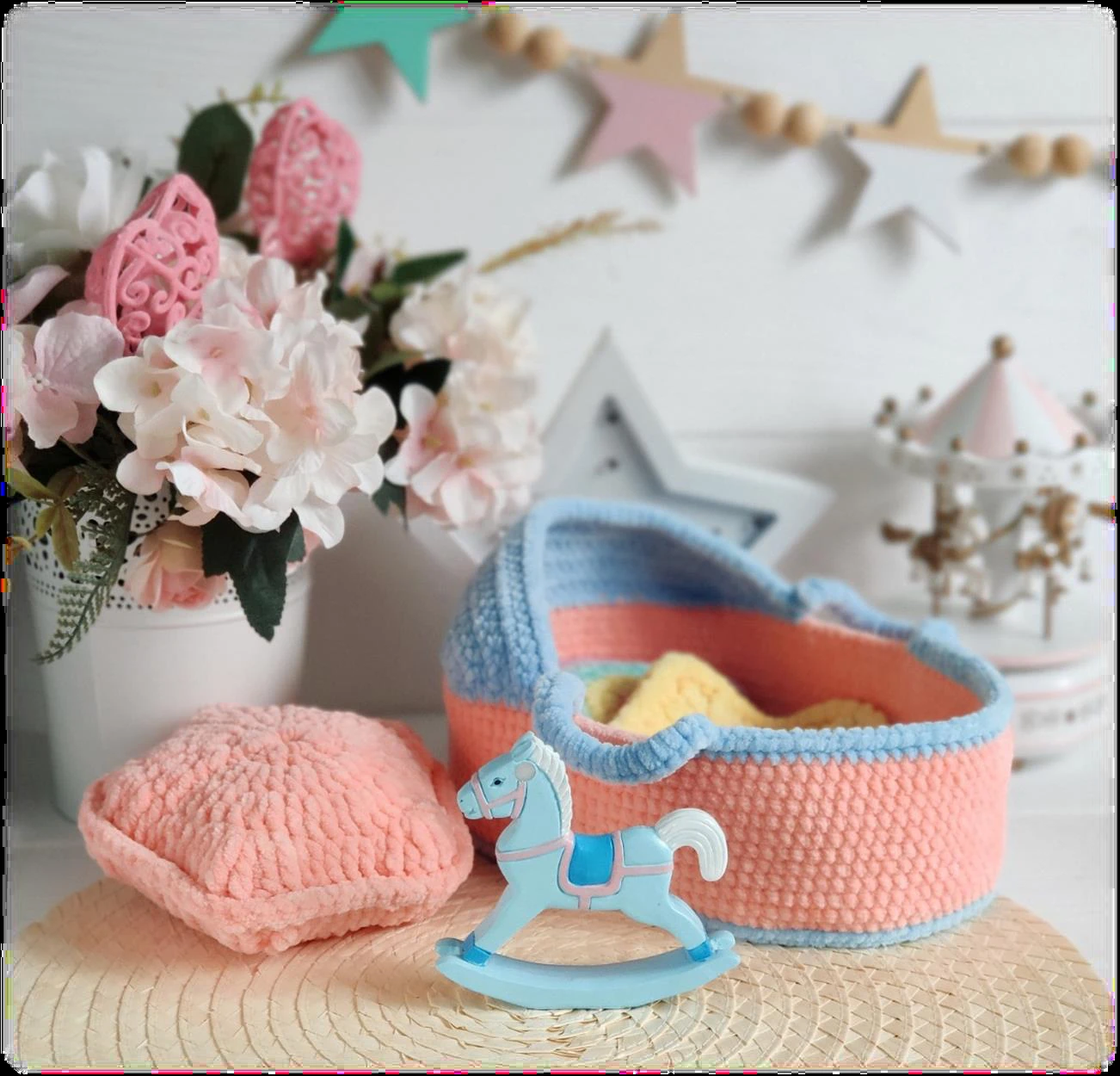 Baby in basket
