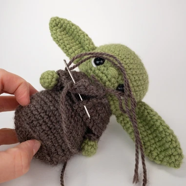 Baby Yoda inspired fan art visual from source page 5