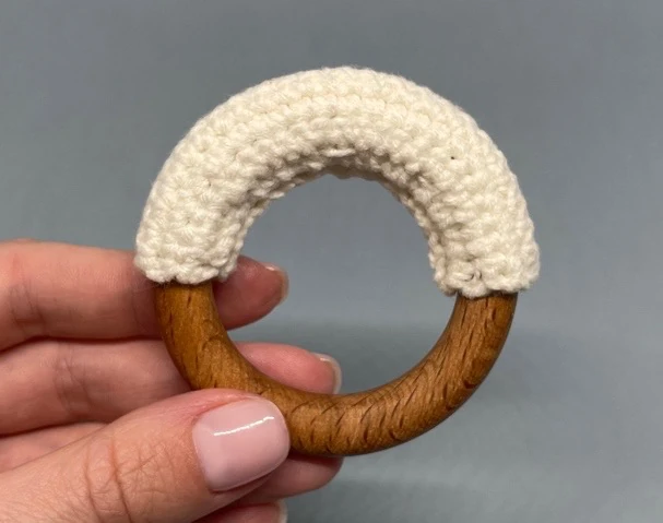 Bunny Rattle with Teether Ring visual from source page 7