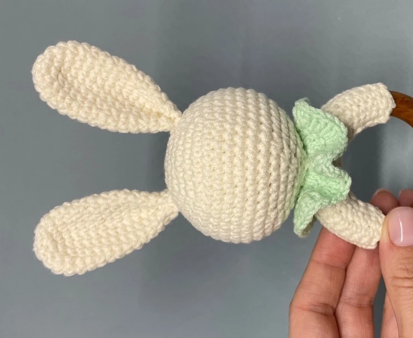 Bunny Rattle with Teether Ring visual from source page 9