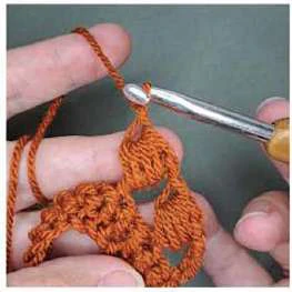 Boho granny square bag visual from source page 12