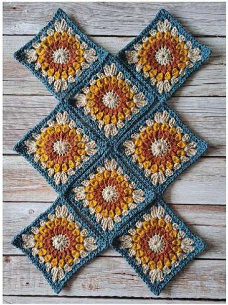 Boho granny square bag visual from source page 7
