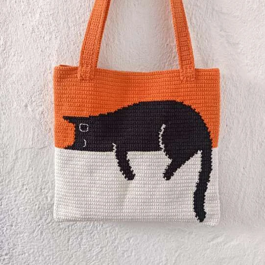 Cat bag crochet visual from source page 17