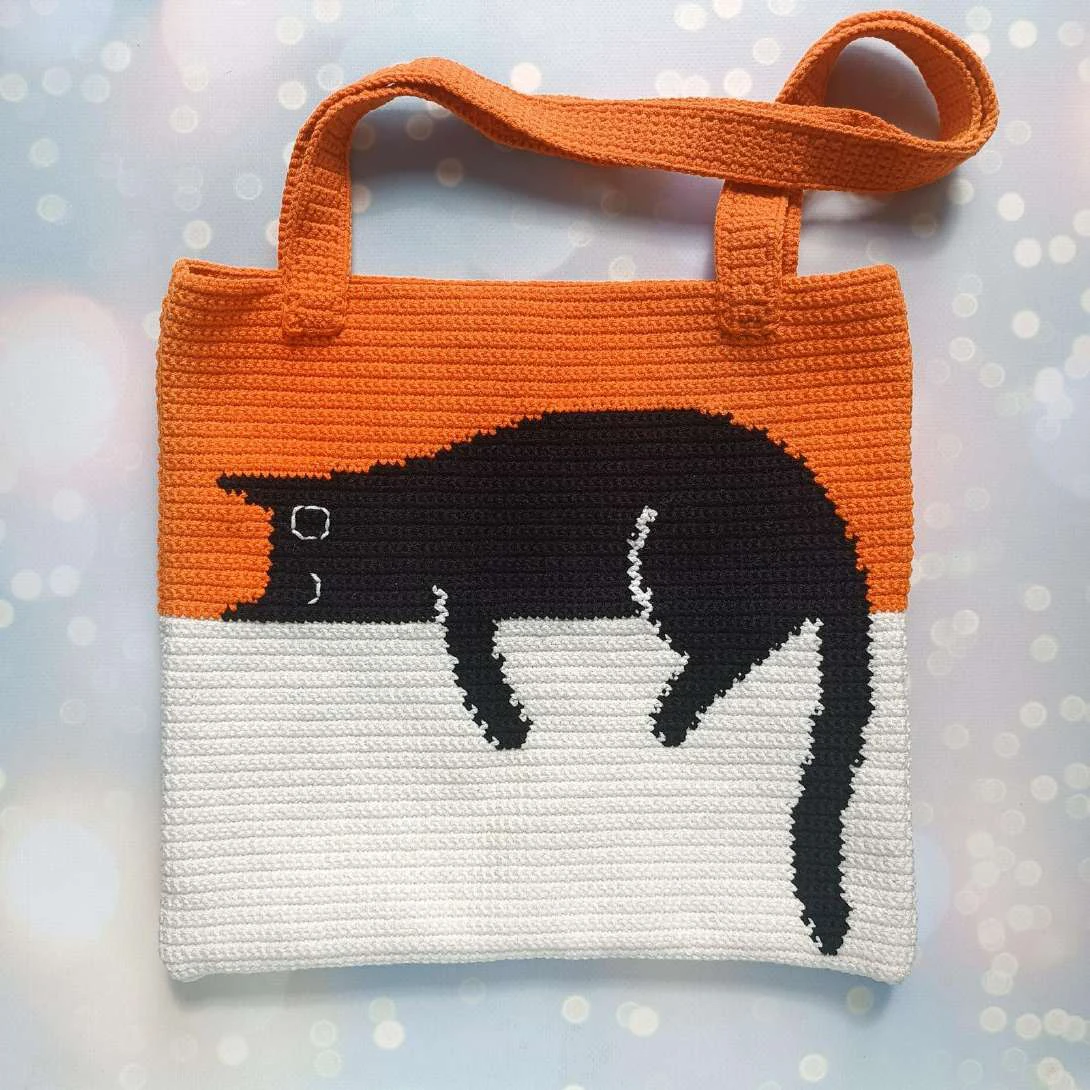 Cat bag crochet