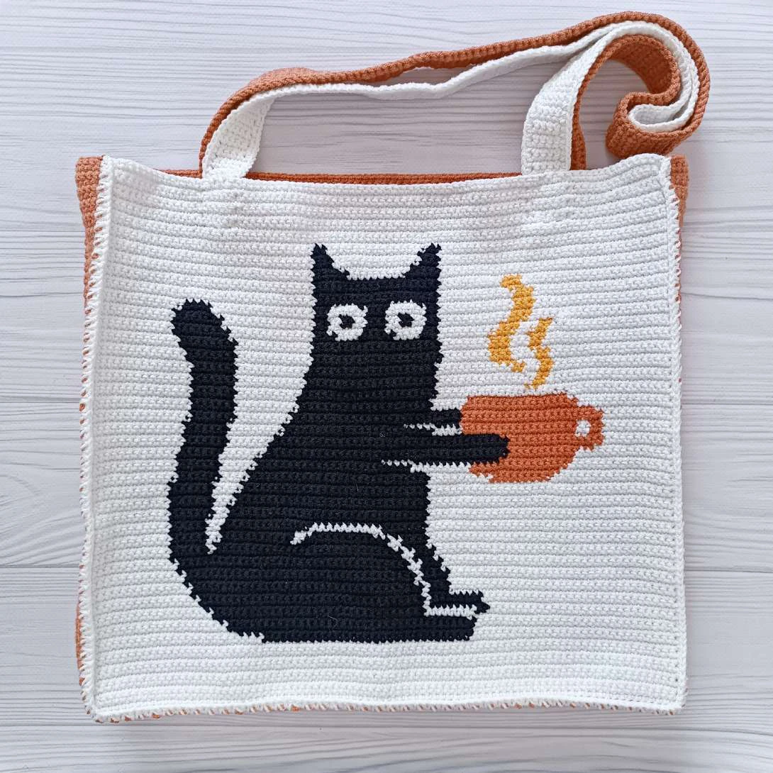 Cat cup bag