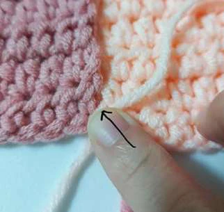 Colorblock Cardigan visual from source page 17