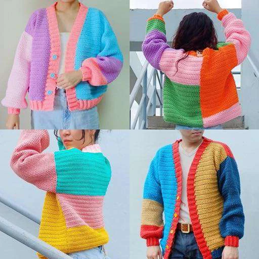 Colorblock Cardigan