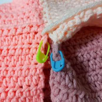 Colorblock Cardigan visual from source page 21