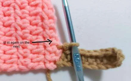 Colorblock Cardigan visual from source page 23