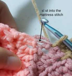 Colorblock Cardigan visual from source page 27