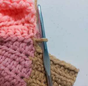 Colorblock Cardigan visual from source page 27