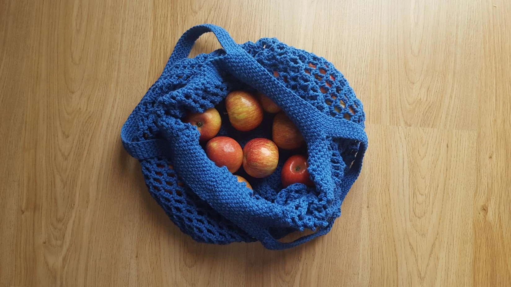 Crochet market bag
