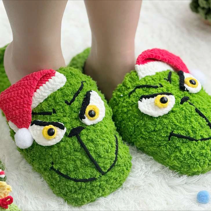 Grinch Slippers visual from source page 7