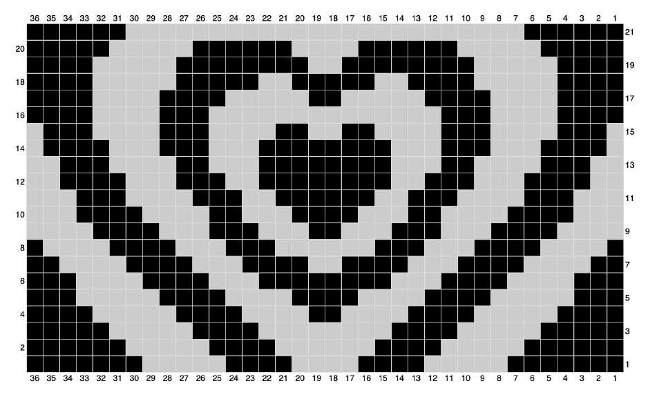 Heart shoulder bag visual from source page 4