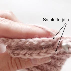 Horizon Fingerless Gloves visual from source page 1