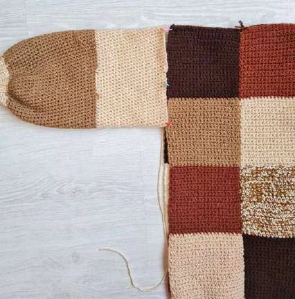 Patchwork Cardigan visual from source page 10