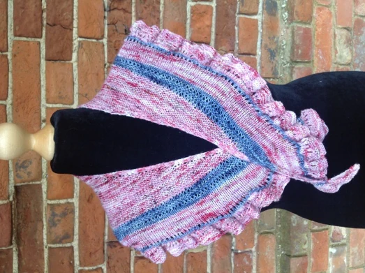 Ruffled By The Wind Shawlette visual from source page 5