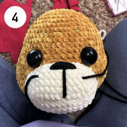 Top Hat Teddy Crochet visual from source page 19