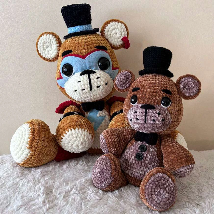 Top Hat Teddy Crochet visual from source page 1