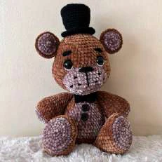 Top Hat Teddy Crochet visual from source page 1