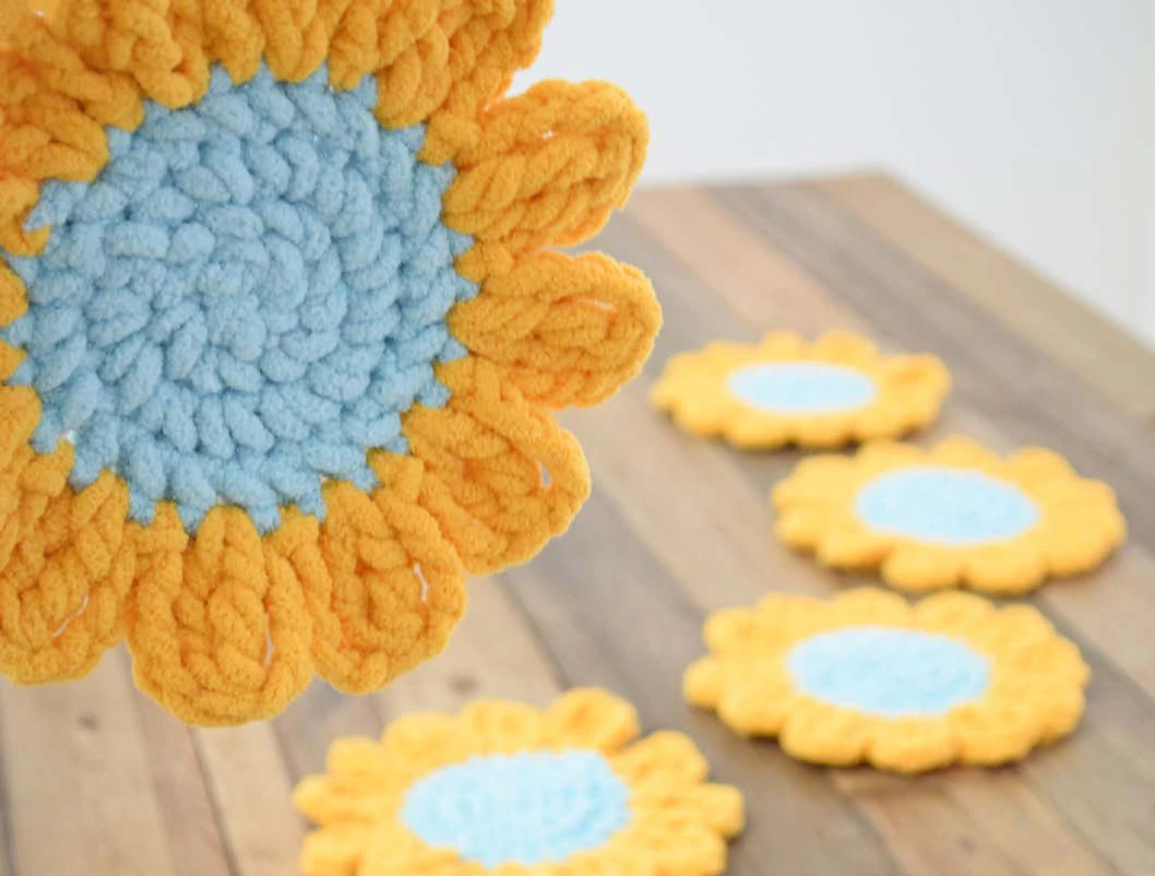 Coasters Sunflower visual from source page 2