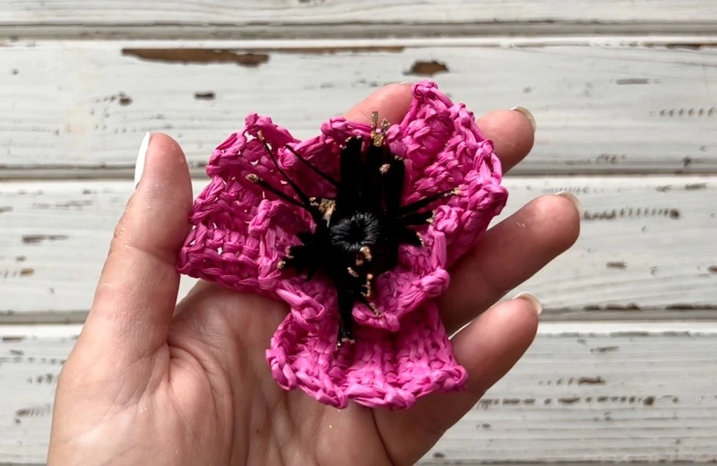 DIY Floral headband visual from source page 16
