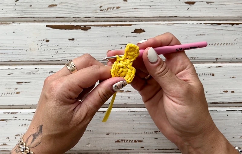 DIY Floral headband visual from source page 5