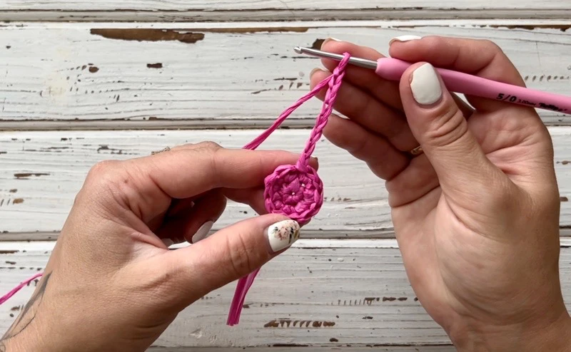 DIY Floral headband visual from source page 9