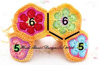 Granny squares dinausor visual from source page 17