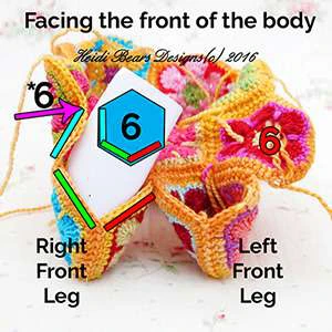 Granny squares dinausor visual from source page 19