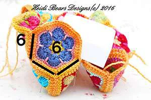Granny squares dinausor visual from source page 19