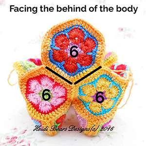Granny squares dinausor visual from source page 20