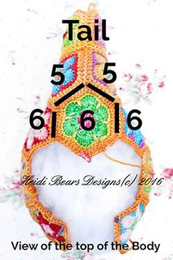 Granny squares dinausor visual from source page 24