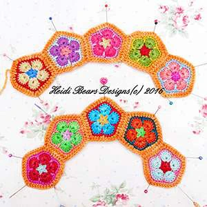 Granny squares dinausor visual from source page 28