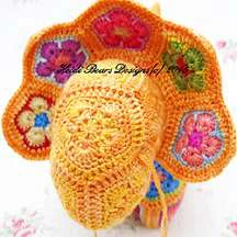 Granny squares dinausor visual from source page 29