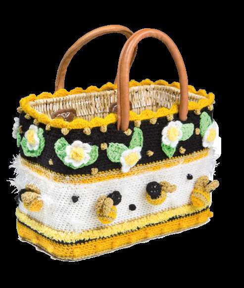 Stunning bee flower bag visual from source page 3