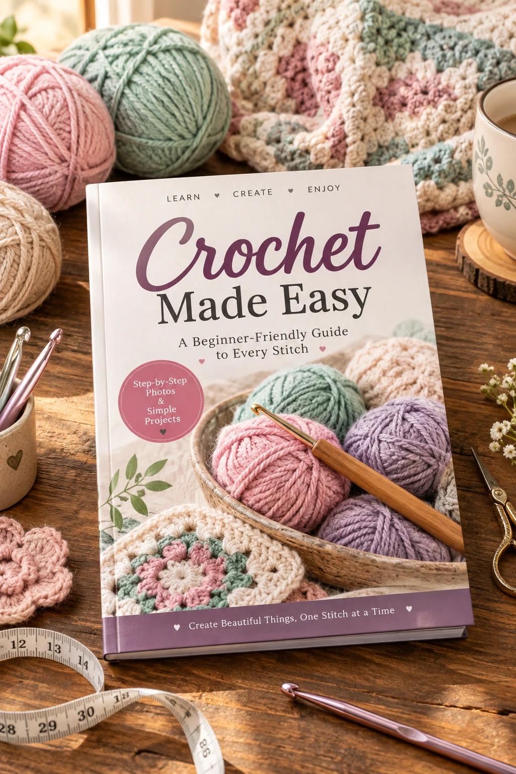 Master the Art of Crochet from Scratch – Ultimate Digital Guide with 8 Step-by-Step Projects!