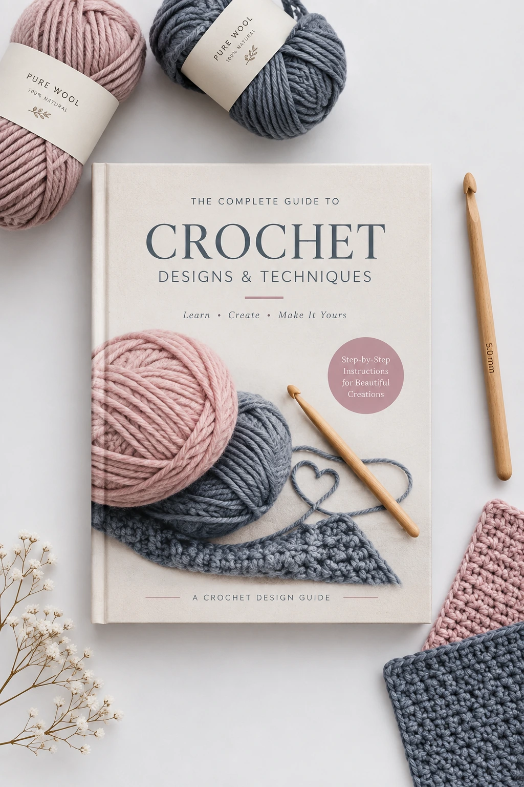 The Ultimate Crochet Handbook: Essential Techniques, Color Theory & 80+ Step-by-Step Patterns